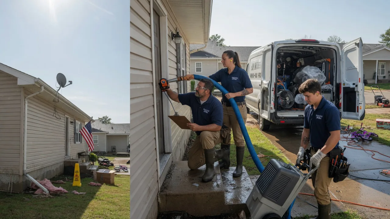 Ceiling Water Damage Restoration in Mount Holly, VT near me